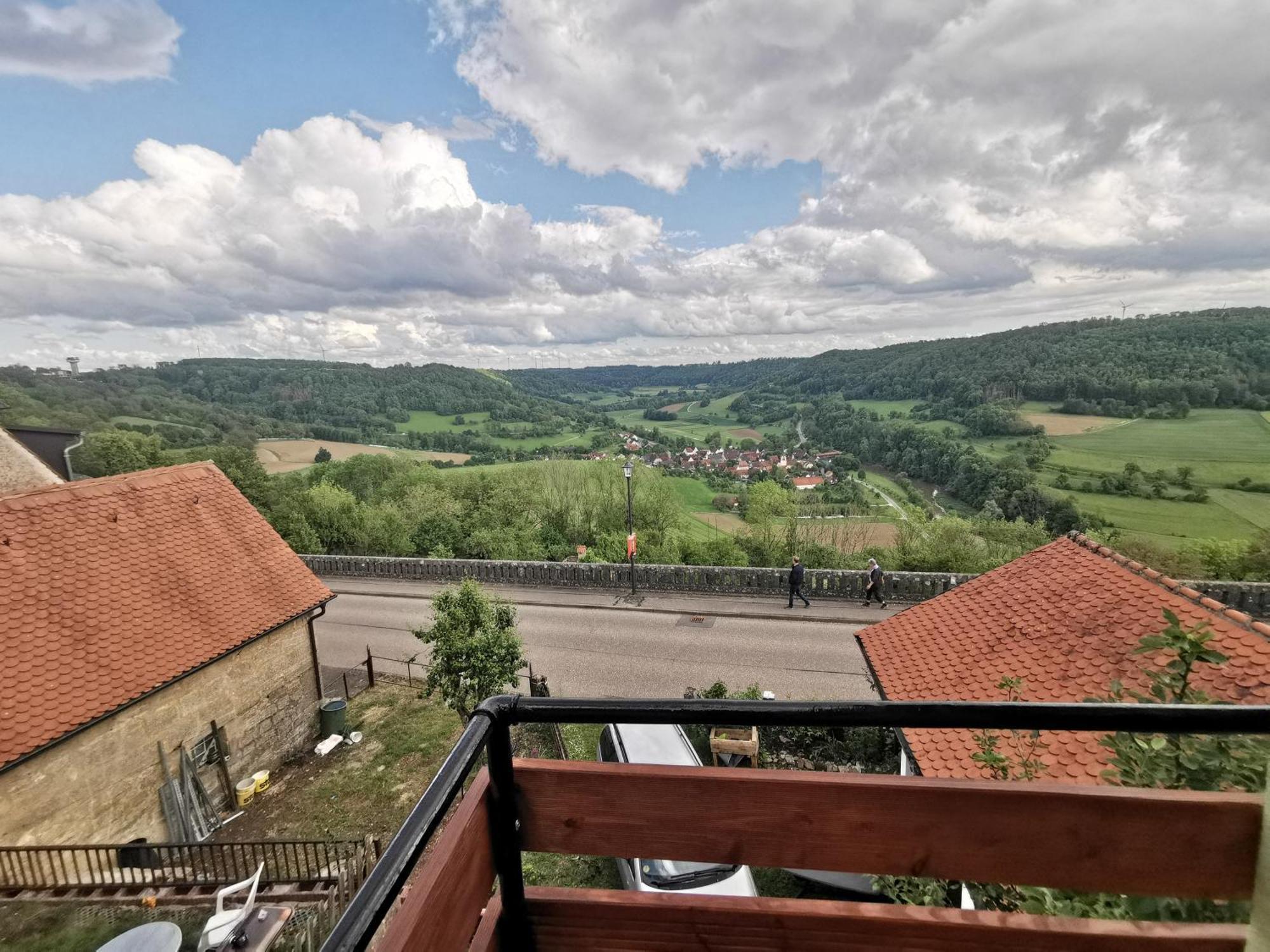 Panoramablick Apartment Langenburg Exterior foto